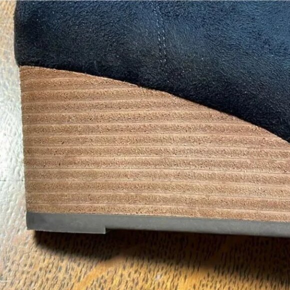 Dr. Scholl’s Conquer Black Wedge Heel Lace-up Booties - 10M - Picture 11 of 14